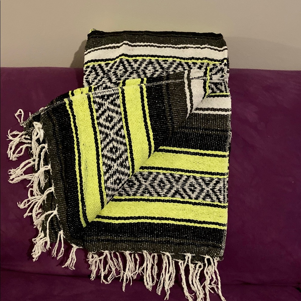 Baja Mexican Serape Blanket Beach/Yoga/Fetival